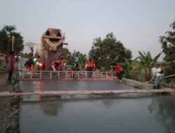 Proyek Cor Jalan Sindang-Pecuk Prioritaskan Standar Mutu dan Kualitas