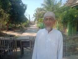 Warga Juntikebon Indramayu Sambut Gembira Pengecoran Jalan Rabat Beton